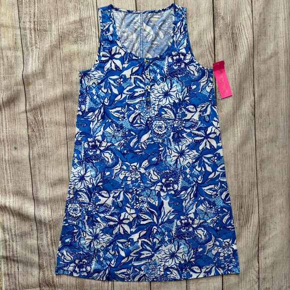 Lilly Pulitzer Lela Henley Tank Dress - Picture 3 of 10